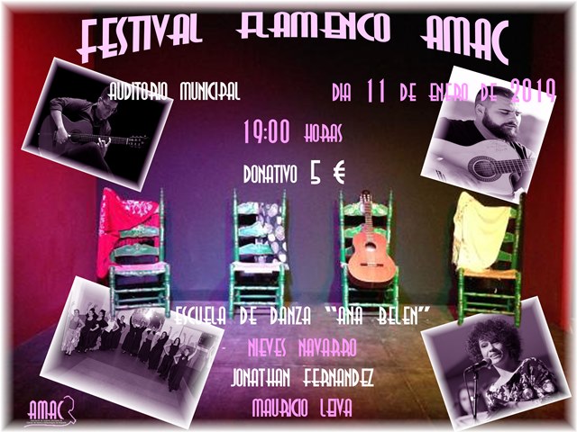 AMAC prepara un festival benéfico de flamenco para el próximo día 11 de enero