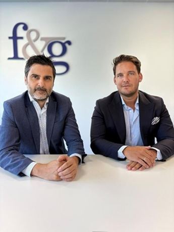 Carlos Asenjo, CEO de FyG, y Joaquín Ortiz Torralba, CEO de Mediación Legal de Activos