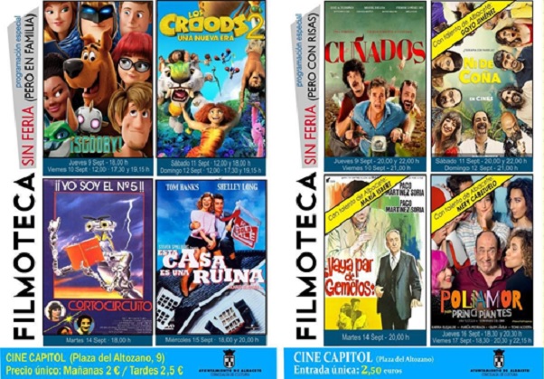 La Filmoteca Municipal de Albacete comienza la temporada con una programación especial