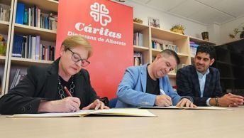 La Diputación de Albacete destina 210.000 euros a Cáritas para apoyar a 5.250 personas en vulnerabilidad en 2025