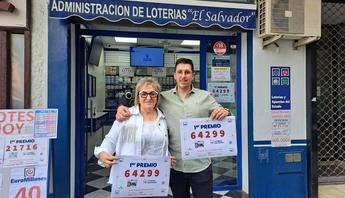 La administración de lotería El Salvador de La Roda (Albacete) reparte 300.000 euros en la Lotería del jueves