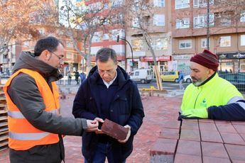 Continúan las obras en los Ejidos de la Feria. Renovación de pavimentos, redes de saneamiento y alumbrado público