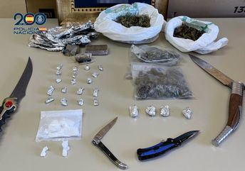 La Policía incauta drogas y dinero en la operación contra el narcotráfico en Palomarejos