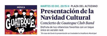 Albacete da la bienvenida a la Navidad Cultural 2024-2025 con un vibrante concierto de Guateque Club Band