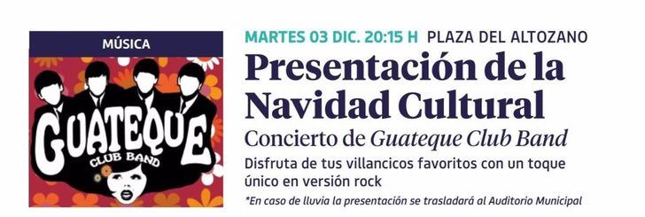 Albacete da la bienvenida a la Navidad Cultural 2024-2025 con un vibrante concierto de Guateque Club Band
