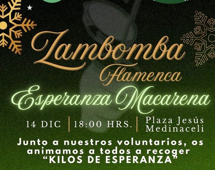 La Cofradía de La Esperanza Macarena Albacete organiza una Zambomba Flamenca solidaria el 14 de diciembre