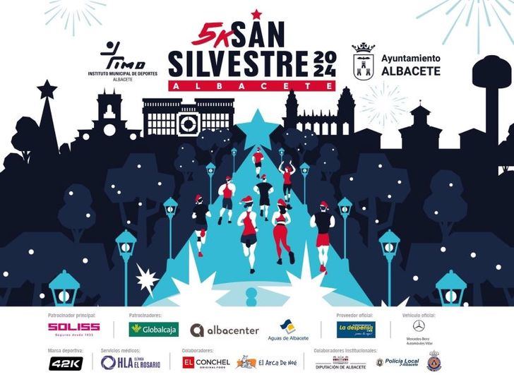 La San Silvestre 2024 en Albacete se celebrará el 31 de diciembre con un recorrido de 5 km y más de 6.000 participantes