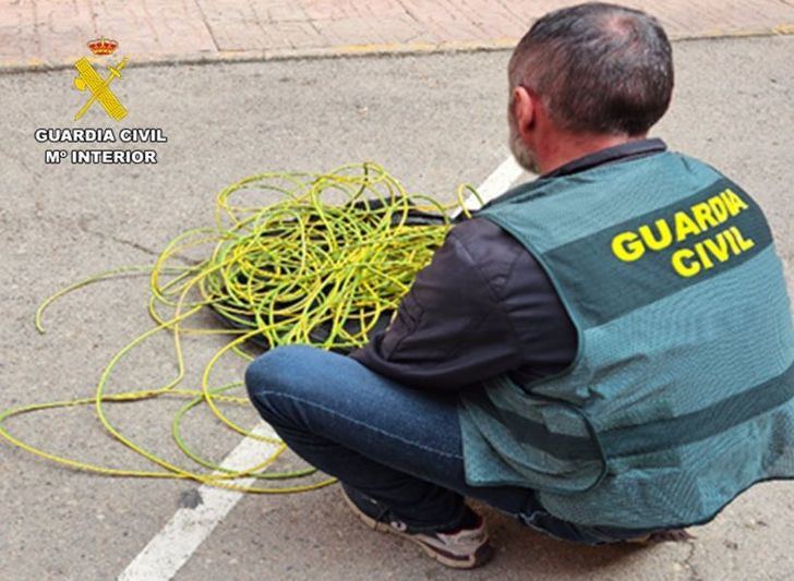 Detenidos dos hombres en Albacete por el robo de 1.850 metros de cable de cobre del alumbrado público