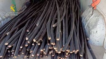 Desarticulado un grupo delictivo que robaba cable de cobre en Murcia, Alicante y Albacete