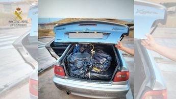La Guardia Civil confisca 260 kg de tabaco en hoja prensada en Fuente el Fresno