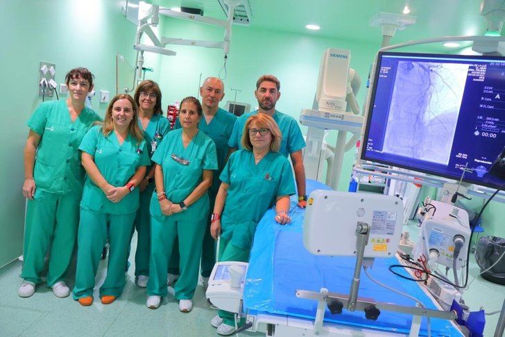 La Unidad de Hemodinámica del Hospital Virgen de la Luz supera los 2.000 cateterismos desde su apertura en 2019
