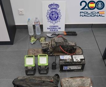 Detenido en Cuenca por robo de cableado de cobre valorado en 12.000 euros