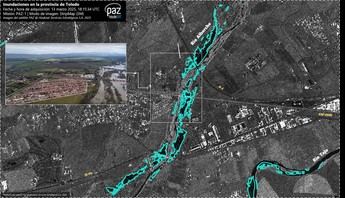 El satélite PAZ celebra ocho años con 236.000 imágenes para gestionar catástrofes en España