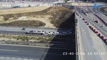 Accidente en la A-42 deja un herido leve tras colisión de seis vehículos en Illescas