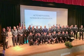 Tomelloso celebra el día de su Policía Local con distinciones y reconocimiento a su labor