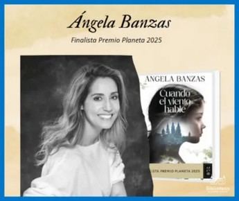 Ángela Banzas presenta su libro finalista del Premio Planeta en Toledo