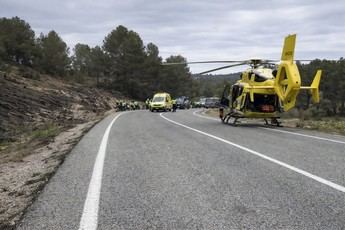 Triple accidente mortal en Elche de la Sierra pudo ser por invasión de carril