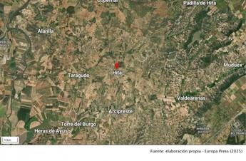 Conductor muere tras accidente de tráfico en Hita, Guadalajara