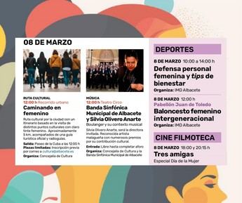 Albacete celebra el Día de la Mujer con actividades culturales y deportivas para promover la igualdad