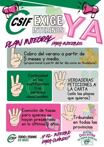 CSIF exige mejoras laborales para más de 10.000 docentes interinos en Castilla-La Mancha