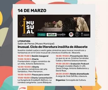 Literatura fantástica y mitos se dan cita en Albacete este sábado