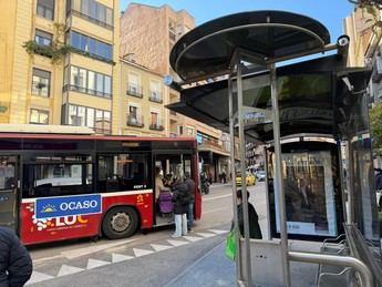 Nueva marquesina de autobús en la Plaza de la Hispanidad de Cuenca