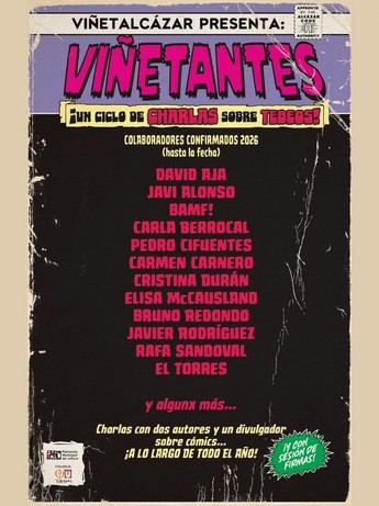 Alcázar de San Juan presenta el ciclo de charlas 'Viñetantes' sobre cómics para 2026