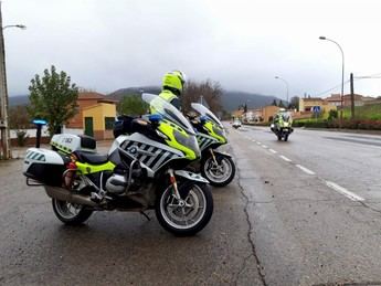 La Guardia Civil realiza un recorrido formativo en motocicleta por varias provincias de España