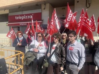 Trabajadores de Telepizza en Albacete inician nueva huelga por impagos salariales