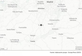 Un joven de 27 años resulta herido con navaja en un robo en Yuncos