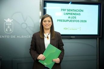 Vox presenta enmiendas por 2,3 millones a los presupuestos de Albacete para impulsar la economía local