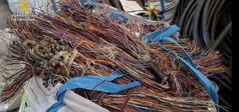 Detenido un hombre de Albacete por robar 13 toneladas de cable telefónico en Asturias