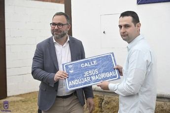 Tomelloso rinde homenaje a Jesús Andújar con una nueva calle en su honor