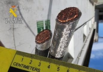 Tres detenidos por robo de cable de cobre en Pozo Cañada