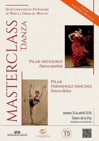 Masterclass de danza en Albacete con las bailarinas Pilar Arteseros y Pilar Fernández