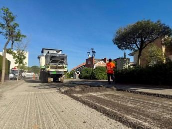 Asfaltado de 4.000 metros cuadrados en Albacete esta semana