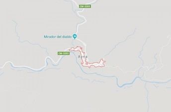 Fallece un motociclista de 55 años tras accidente en Ayna, Albacete