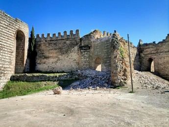 Inician pronto las obras de desescombro en el castillo de Escalona tras su colapso