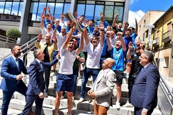 El Calvo Sotelo de Puertollano celebra su ascenso a Segunda Federación con un reconocimiento oficial