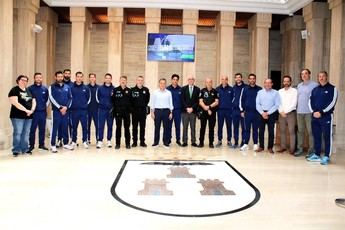 Serrano apoya a la Policía Local de Albacete en competiciones deportivas internacionales