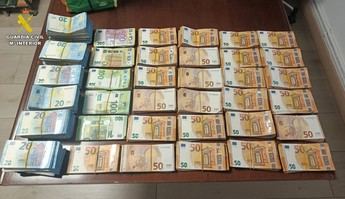 La Guardia Civil incauta 195.000 euros sin declarar en Albacete