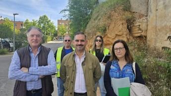 Inician obras para construir un muro de contención en Guadalajara y evitar desprendimientos