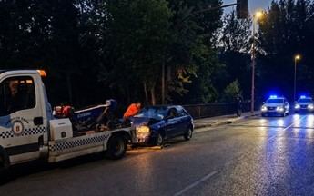 Accidente en la calle Esculturo Jamete de Cuenca deja un herido tras colisión entre vehículos