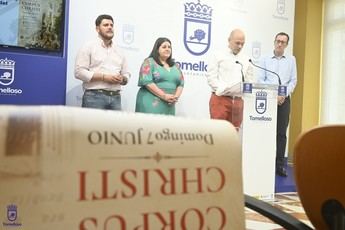 Tomelloso revive la tradición de las alfombras de sal en el Corpus Christi este domingo