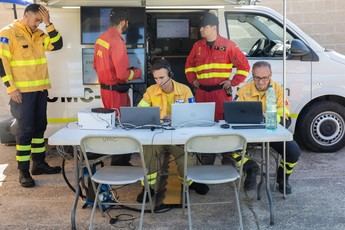 Incendio en la Academia de Infantería de Toledo extinguido tras varias horas de trabajo
