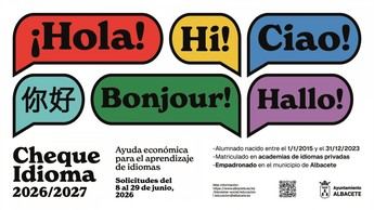Albacete abre solicitudes para el 'Cheque Idiomas' a partir del lunes