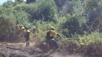 Incendio en Méntrida (Toledo) controlado tras varias horas de trabajo