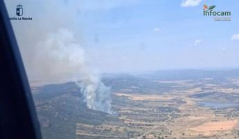 Incendio en Brazatortas moviliza 12 medios de extinción y 66 personas