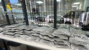 Detenido en Caudete con 40 kilos de marihuana por la Guardia Civil