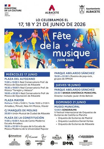 Albacete se prepara para el Día Europeo de la Música con una variada programación cultural